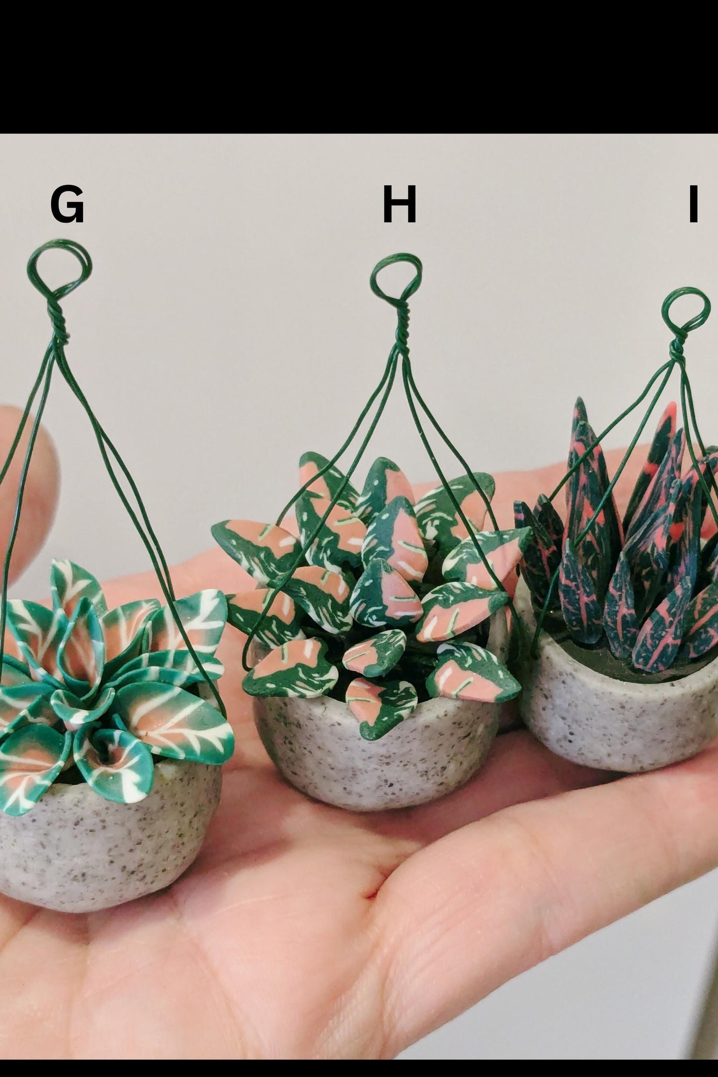 Tiny Hanging Plant Magnet, Monstera Magnet, Houseplant Decor, Plant Lover Gift, Tropical Magnet, Miniature plant magnet, Dollhouse plant