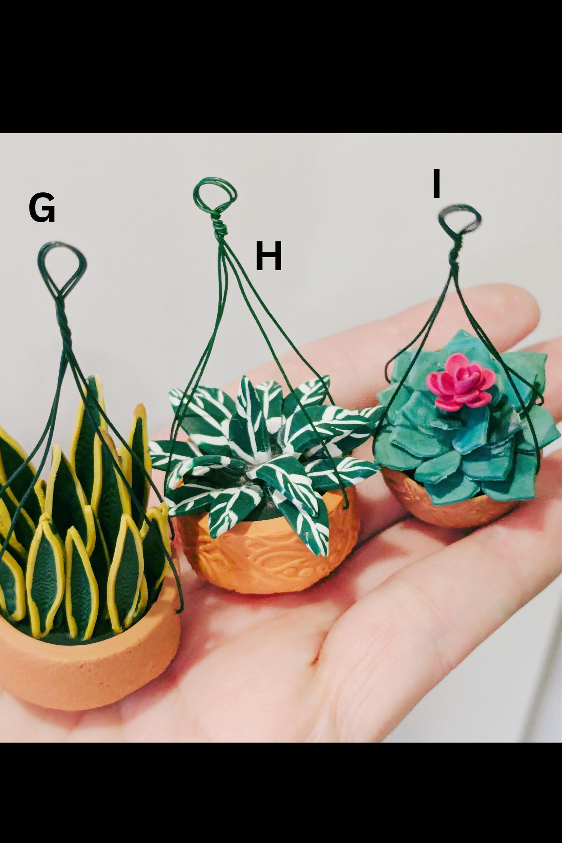 Miniature Plant Magnet, Tiny Hanging Plant, Plant Magnet,Plant Fridge Magnet,Succulent Magnets,Miniature Gift, Houseplant Gift,Fridge Magnet